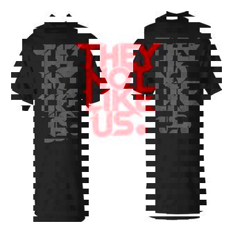 They Not Like Us Text Meaning Vintage T-Shirt | Mazezy
