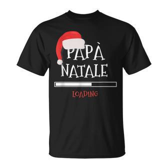 Futuro Padre Uomini Gravidanza Papà Babbo Natale Loading Maglietta - Novitaregali
