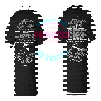 Girls Kids Ice Skating Figure Skating T-Shirt - Monsterry