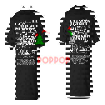 My Greatest Blessings Call Me Poppop Christmas T-Shirt - Monsterry