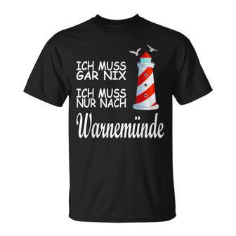 Ich Muss Nur Nach Warnemünde T-Shirt - Geschenkecke