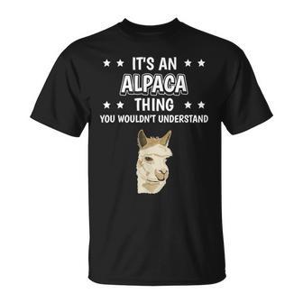 Ist So Ein Alpaka Ding Lustiger Spruch Alpakas T-Shirt - Geschenkecke