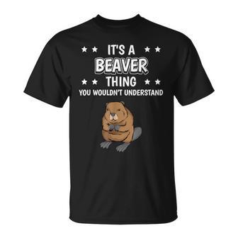 Ist So Ein Biber Ding Lustiger Spruch Biber T-Shirt - Geschenkecke