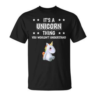 Ist So Ein Einhorn Ding Lustiger Spruch Einhörner T-Shirt - Geschenkecke