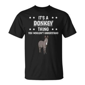 Ist So Ein Esel Ding Lustiger Spruch Esel T-Shirt - Geschenkecke