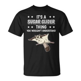 Ist So Ein Kurzkopfgleitbeutler Ding Spruch Sugar Glider T-Shirt - Geschenkecke