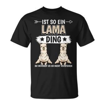 Ist So Ein Lama Ding Lamas T-Shirt - Geschenkecke