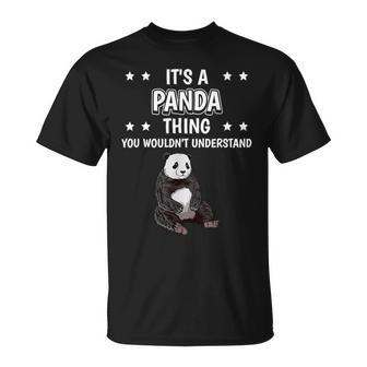 Ist So Ein Panda Ding Lustiger Spruch Pandas T-Shirt - Geschenkecke