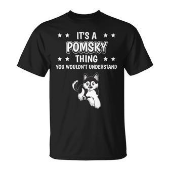 Ist So Ein Pomsky Ding Lustiger Spruch Pomskys T-Shirt - Geschenkecke