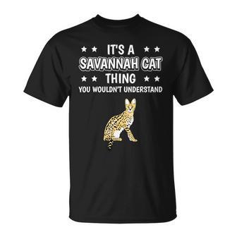 Ist So Ein Savannah Cat Ding T-Shirt - Geschenkecke