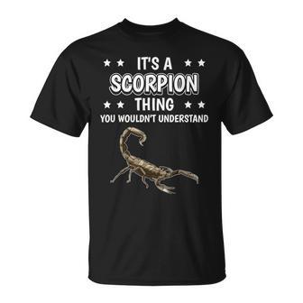 Ist So Ein Skorpion Ding Lustiger Spruch Skorpione T-Shirt - Geschenkecke