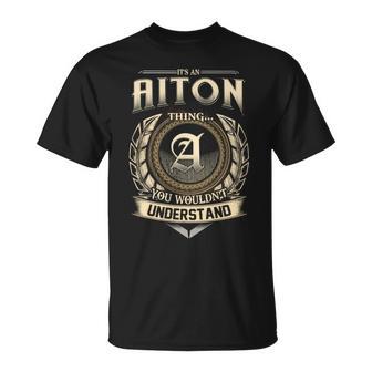 It's A Aiton Thing You Wouldn't Understand Name Vintage T-Shirt - Thegiftio UK