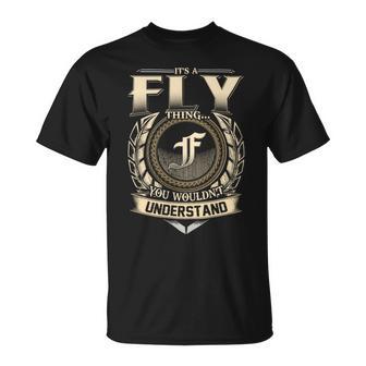 It's A Fly Thing You Wouldn't Understand Name Vintage T-Shirt - Thegiftio UK