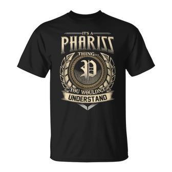 It's A Phariss Thing You Wouldn't Understand Name Vintage T-Shirt - Thegiftio UK
