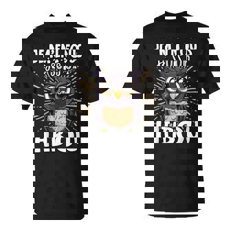 Je M'en Fous Je Suis Un Hibou Chouette Mignonne T-Shirt - Cadeauxyz