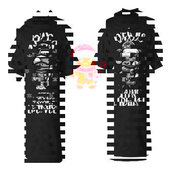 J'peux Pas J'attends Le Père Noël Pain D'épice Biscuit Drôle T-Shirt - Cadeauxyz