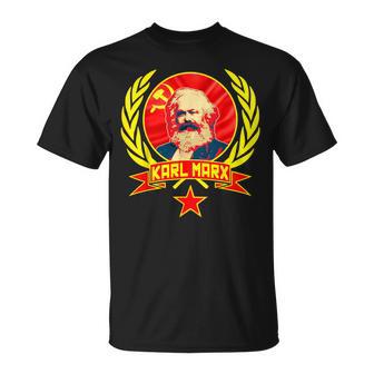 Karl Marx Soviet Communism Propaganda T-Shirt - Geschenkecke