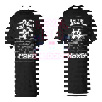 Level 80 Unlocked Gaming Addict 80th Birthday Viedo Gamer T-Shirt - Monsterry