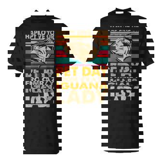 Love Your Pet Day Crazy Iguana Lady T-Shirt - Monsterry