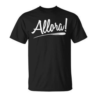 Lustiges Italienisches Allora T-Shirt - Geschenkecke