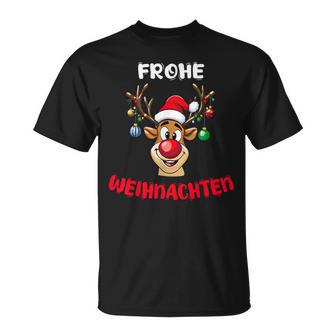 Lustiges Rentier Weihnachten Geschenk Für Ihn Für Sie T-Shirt - Geschenkecke