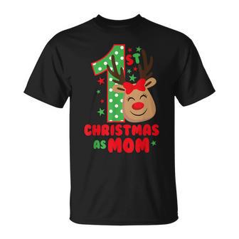 Mein Erstes Weihnachten Als Mama Passt Zur Familie Erstes Weihnachten T-Shirt - Geschenkecke