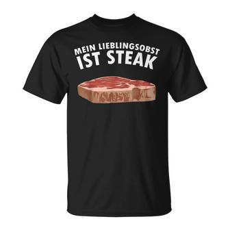 Mein Lieblingsobst Ist Steak Butcher T-Shirt - Geschenkecke