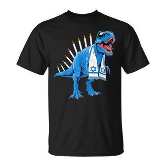 Menorasaurus Rex Menorahsaurus Hannukah Dinosaur T-Shirt - Geschenkecke