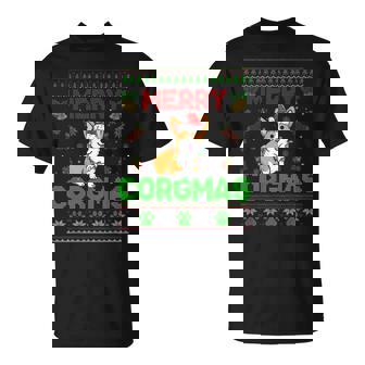 Merry Corgmas Christmas Corgi Lover Santa Corgi Sweater T-Shirt - Monsterry