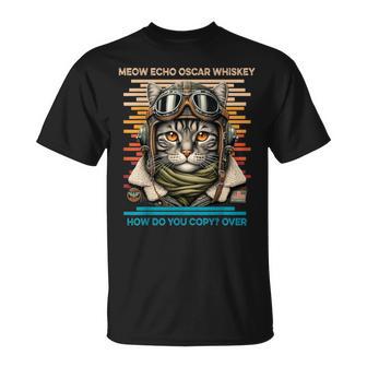 Mike Echo Oscar Whisky Wie Kopierst Du Over Catintage T-Shirt - Geschenkecke