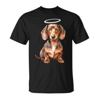 Miniature Dachshund Puppy Angel T-Shirt - Geschenkecke