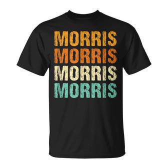 Morris Nachname Familientreffen Nachname Personalisiert T-Shirt - Geschenkecke