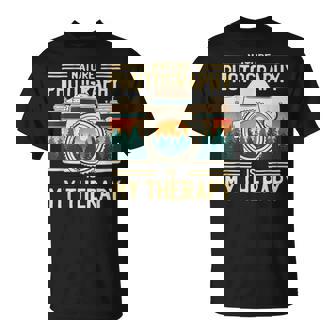 Nature Photography My Therapy Nature Photography T-Shirt - Monsterry