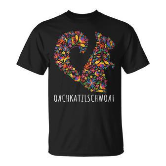 Oachkatzerlschwoaf Squirrel Tail Flowers T-Shirt - Geschenkecke