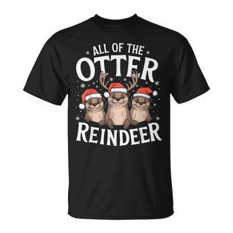 All Otter Reindeer Sea Animal Lovers Boys Girls T-Shirt - Geschenkecke