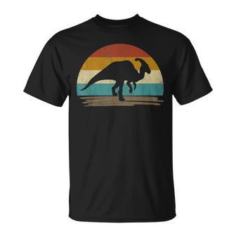 Parasaurolophus Dinosaur Decorative Retrointage T-Shirt - Geschenkecke