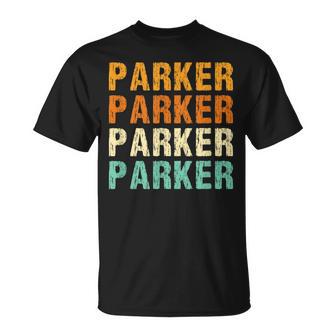 Parker Nachname Familientreffen Nachname Personalisiert T-Shirt - Geschenkecke