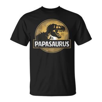 Père Fils Partenaire Papasaurus T-Rex Dinosaur T-Shirt - Geschenkecke