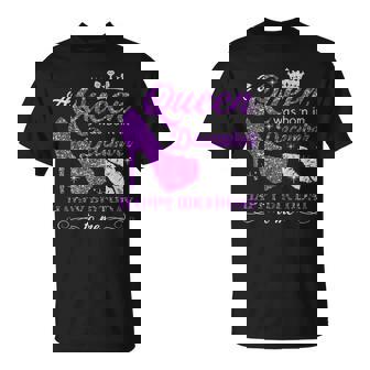 A Queen Was Born In December Girls December Birthday T-Shirt - Monsterry