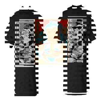 Ramen Japanese Kawaii Monkey Graphic Anime T-Shirt - Thegiftio