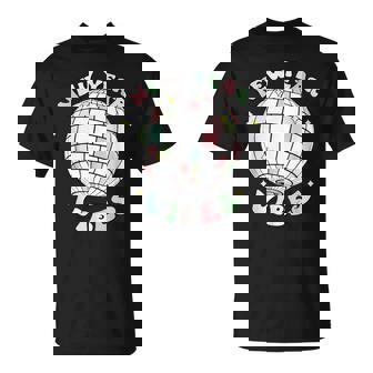 Retro Groovy Disco Ball Merry Christmas New Year Vibes T-Shirt - Monsterry