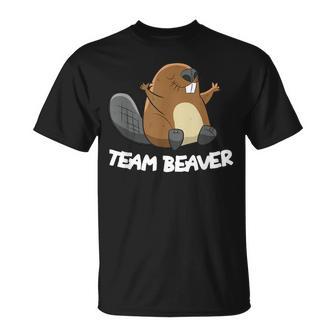 Rodent Team Beaver Team Beaver Cool Flannelette T-Shirt - Geschenkecke