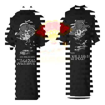 Scholar Fan Student Teacher Ancient Learning Chinese Academy T-Shirt - Monsterry