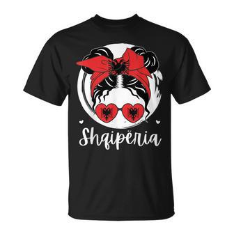 Shqipëria Albania Flagajza Shqiptare Albanian Girl T-Shirt - Geschenkecke