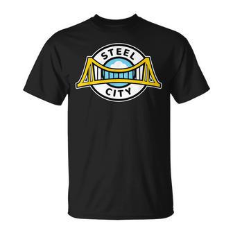 Sl City Pittsburgh Logo Der Stadt Der Brücken T-Shirt - Geschenkecke