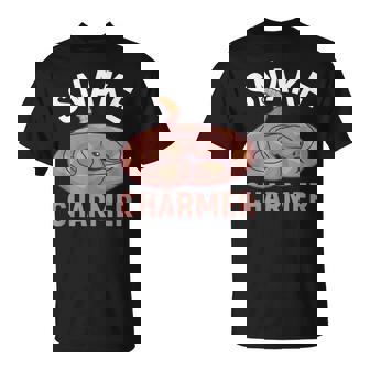 Snake Charmer Snakes Reptile Cobra Rattlesnake Ball Python T-Shirt - Monsterry