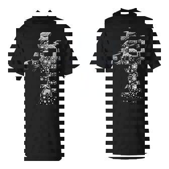Snowflake Women Golfer Swinging Golf Swing Christmas Winter Tank Top T-Shirt - Monsterry