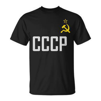 Soviet Union Ussr Cccp Hammer Sickle Star Communism T-Shirt - Geschenkecke