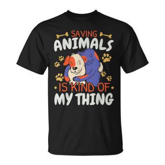 Sparen Tiere Ist Irgendwie Mein Ding Tierrettung T-Shirt - Geschenkecke