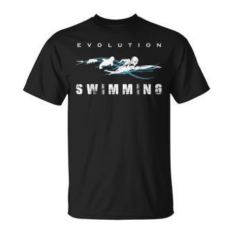 Swimming Evolution Swimmer Sportler Swimming T-Shirt - Geschenkecke